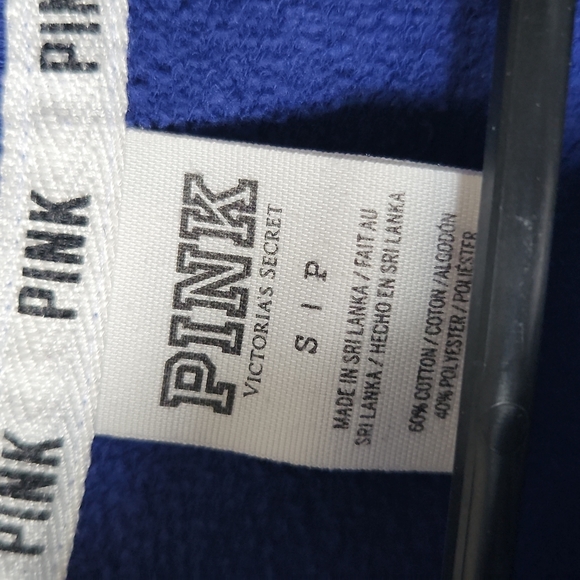 Royal blue PINK pullover - Picture 2 of 2